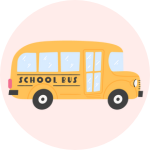 Fox's First Day, cartoon school bus, kids meditation