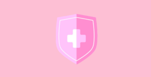 3 meditation practices to help kids when they're sick, pink shield on pink background