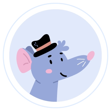 Cartoon Mouse head shot