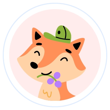 Cartoon Fox head shot